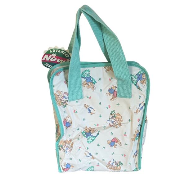 NWT Beatrix Potter Peter Rabbit Baby Bottle Diaper Bag Tote - Picture 3 of 16
